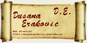 Dušana Eraković vizit kartica